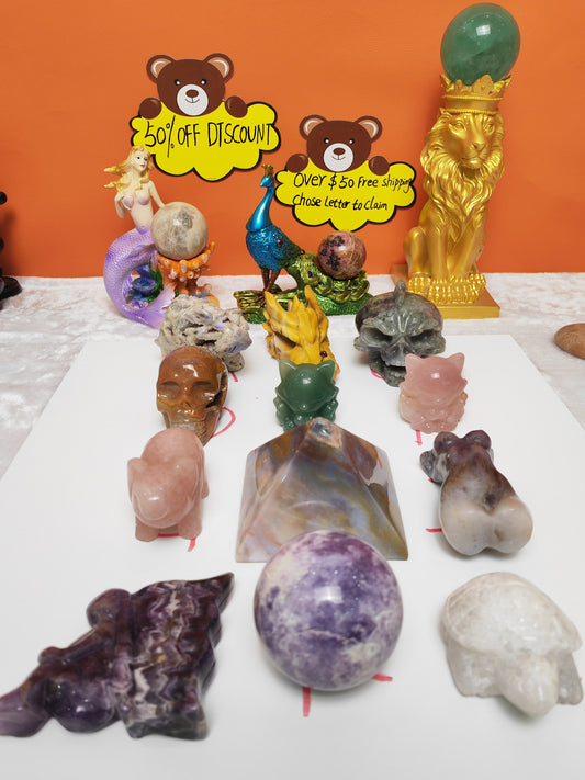 A Various crystal combinations