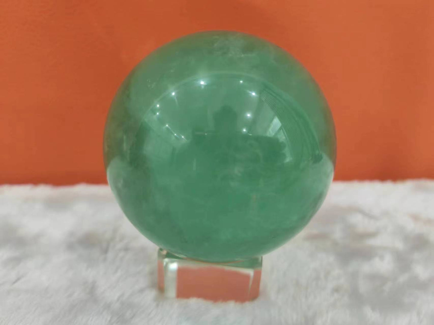 Fluorite crystal ball