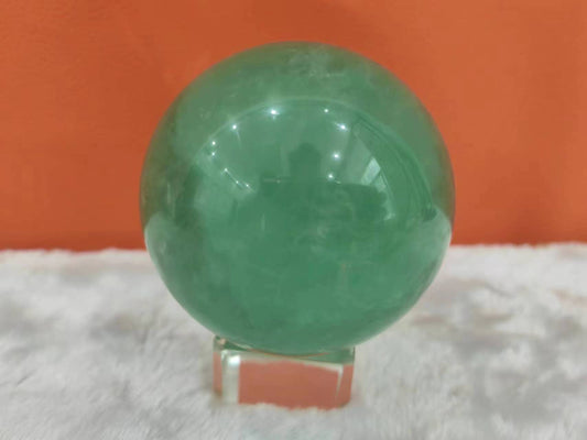 Fluorite crystal ball